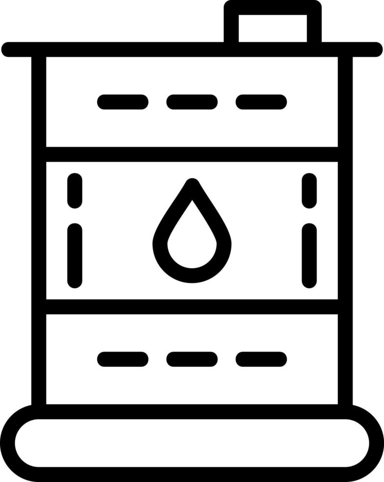 Oil Barrel Vector Icon Design