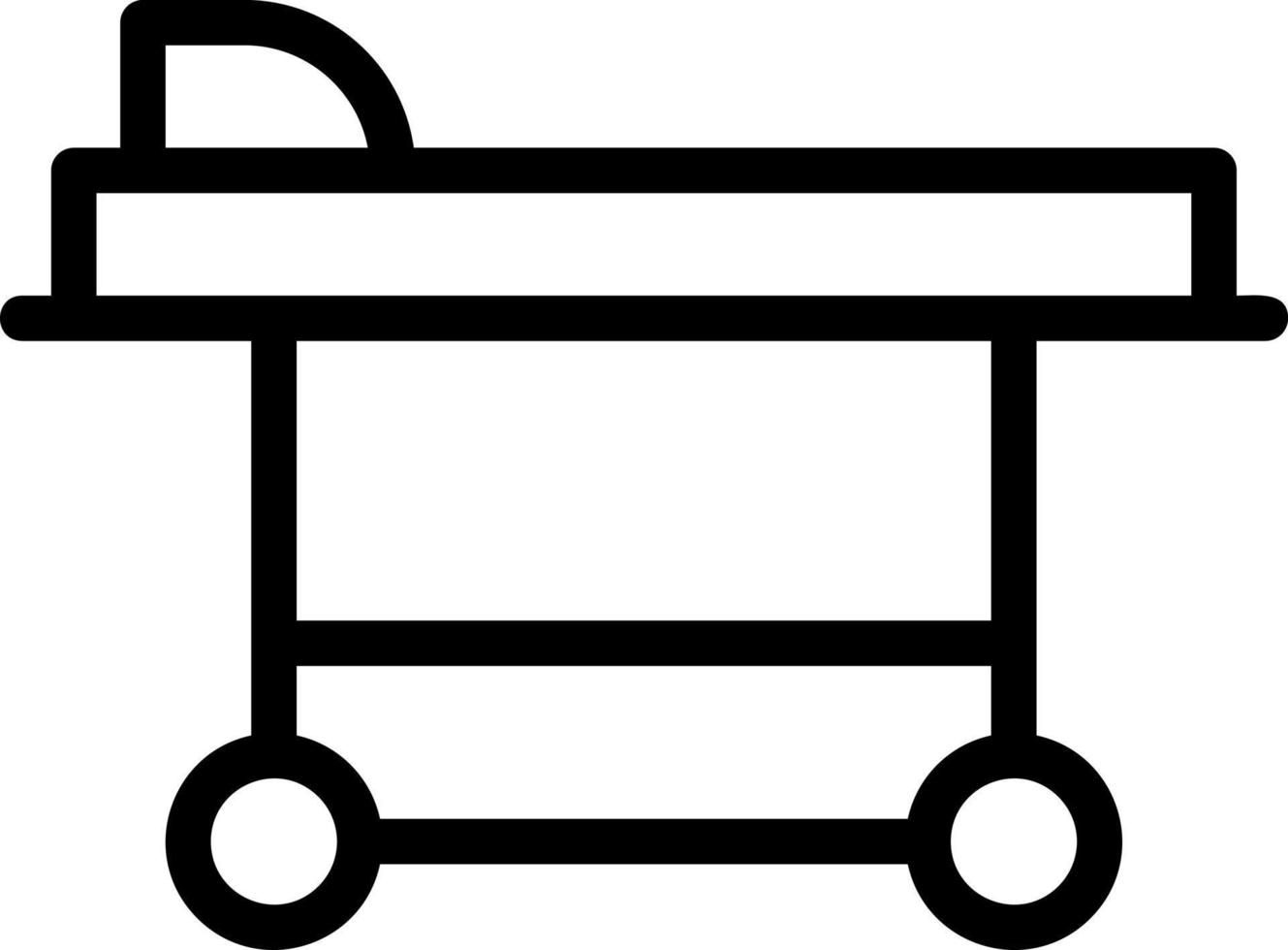 Stretcher Vector Icon Design