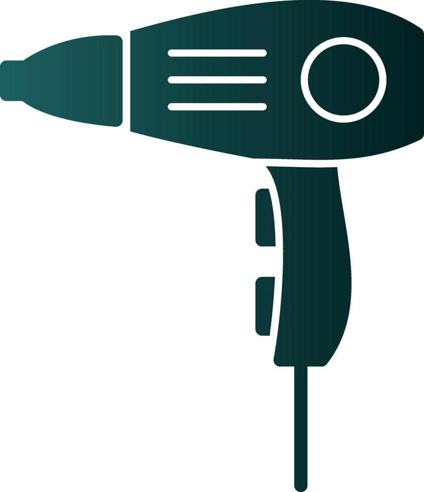 Hairdryer Vector Icon Design