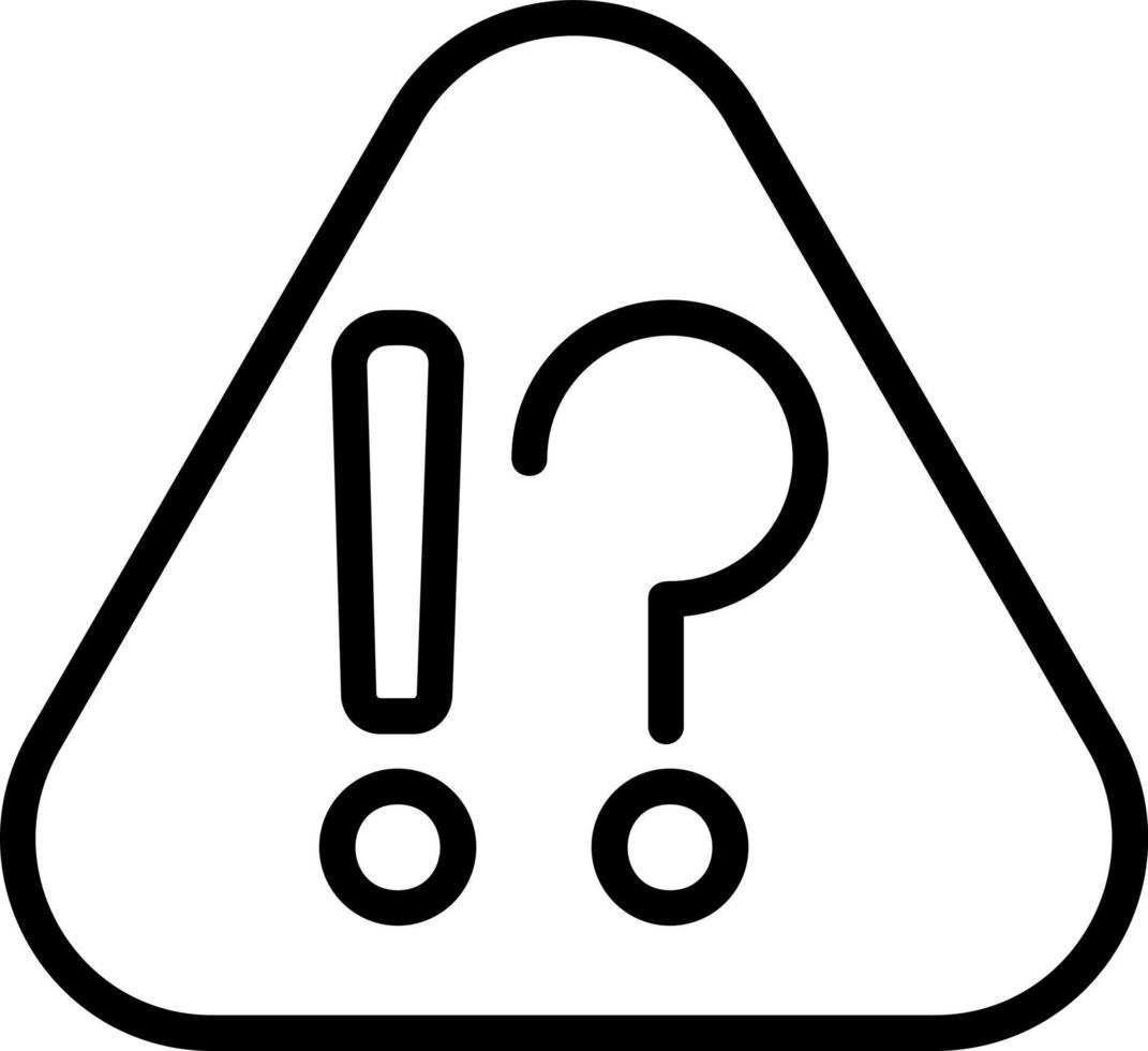 Exclamation Mark Vector Icon Design