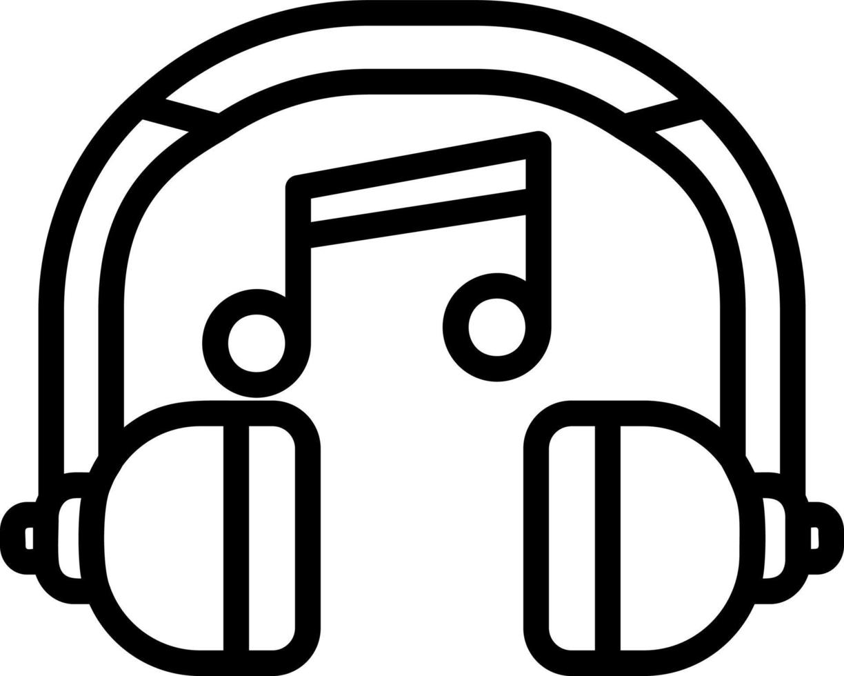 Headphones Vector Icon Design