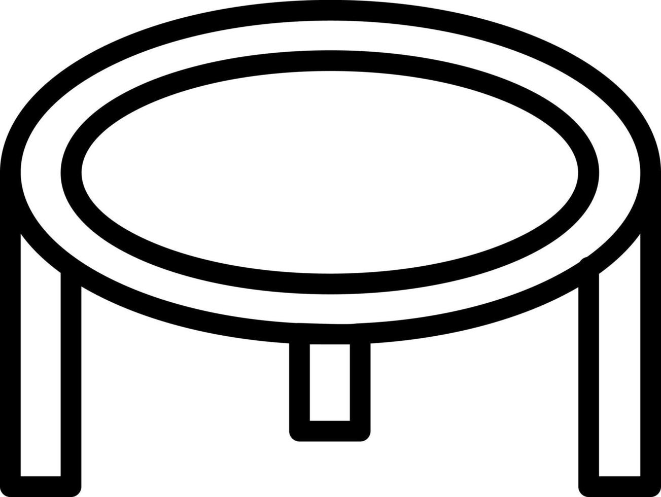 Trampoline Vector Icon Design