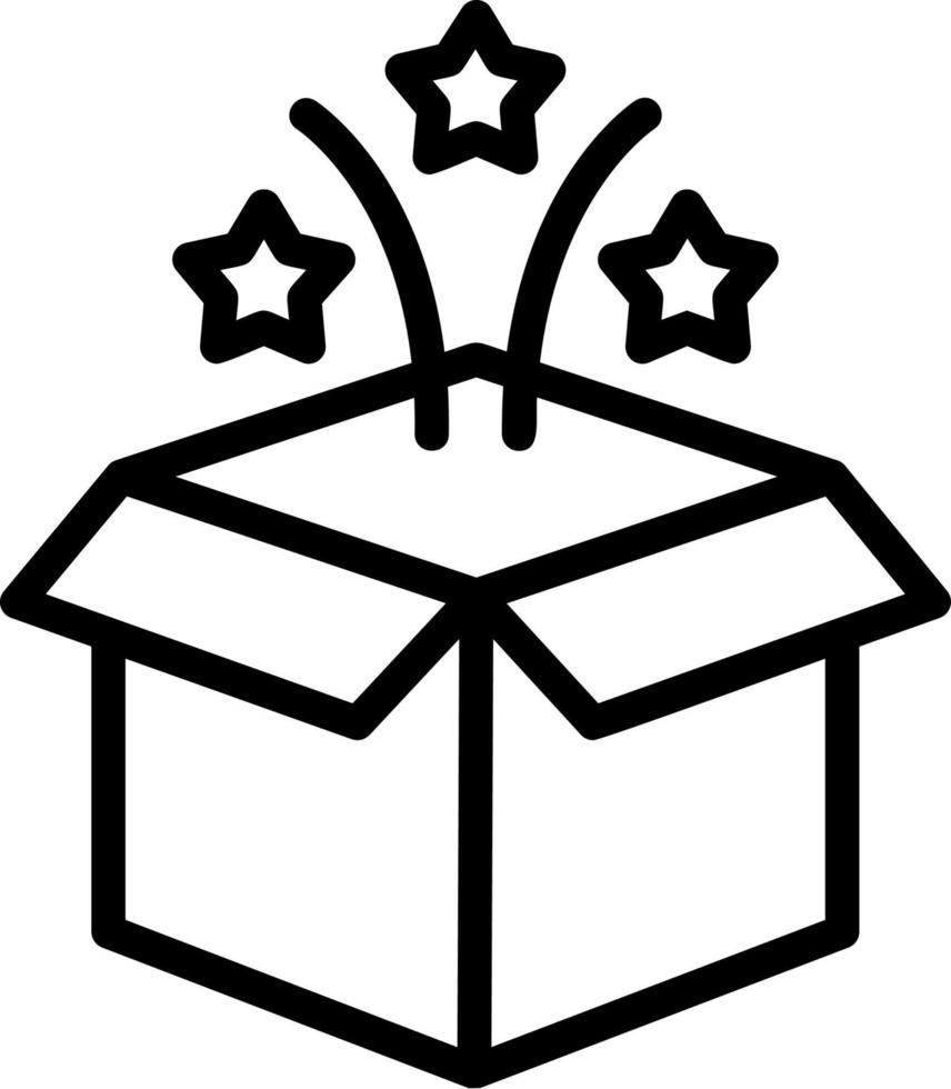 diseño de icono de vector de caja mágica