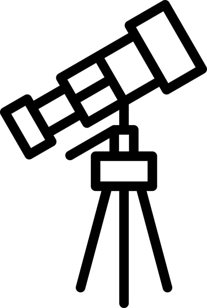 Telescope Vector Icon Design