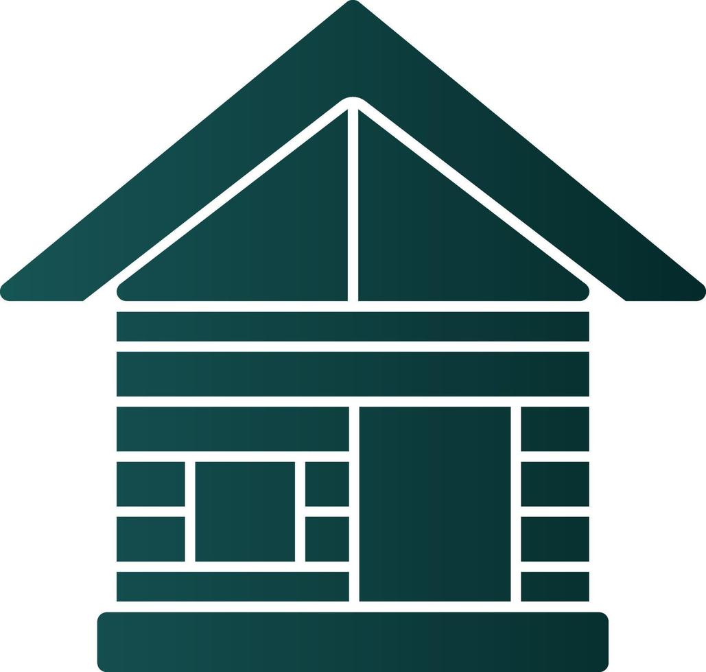 Cabin Vector Icon Design