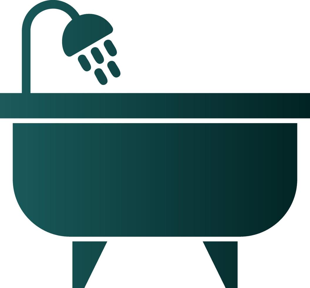 Bathtub Vector Icon Design