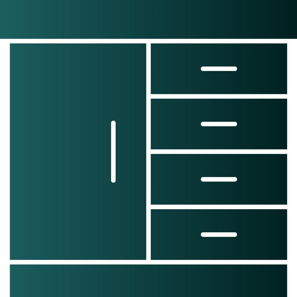 Cabinet Vector Icon Design