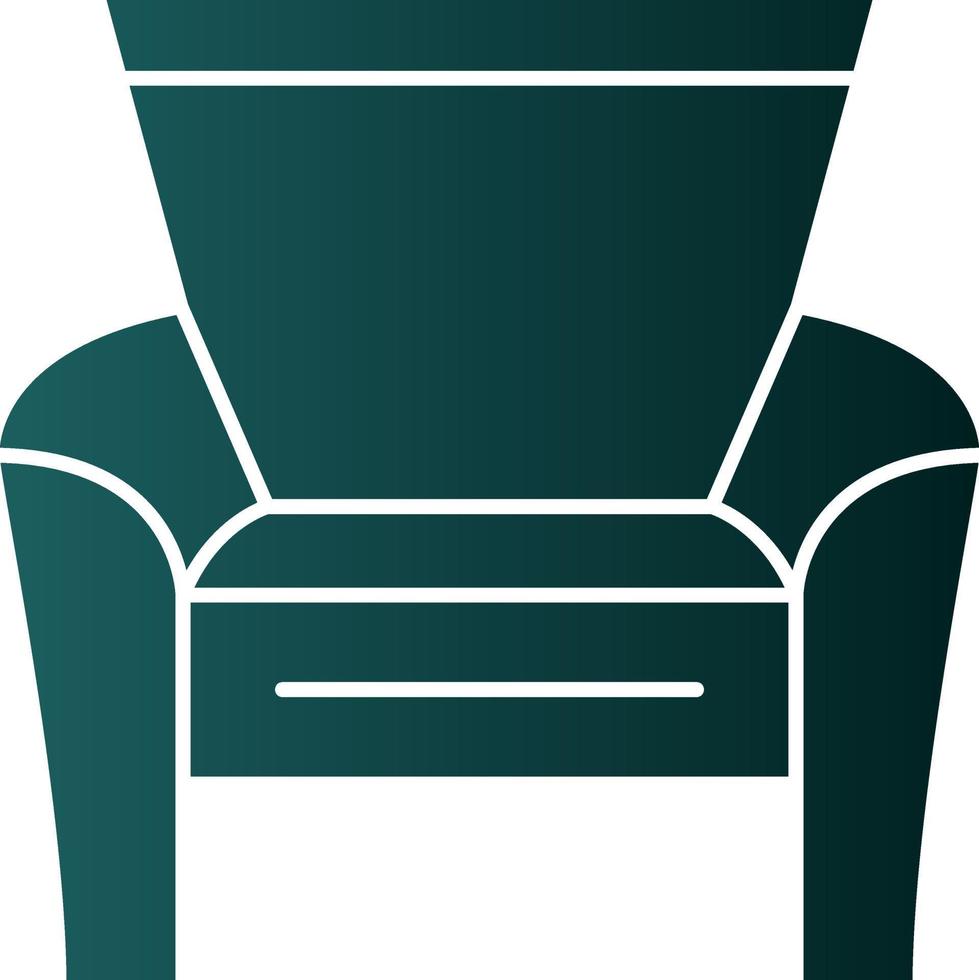 diseño de icono de vector de silla