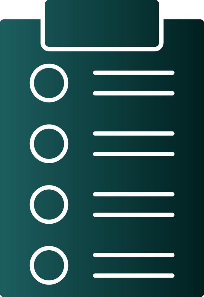 List Vector Icon Design