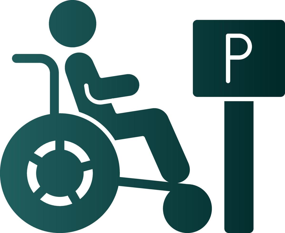 Handicap Vector Icon Design