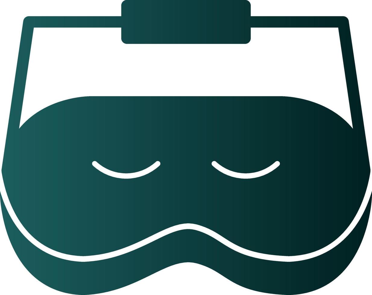 Sleeping Mask Vector Icon Design