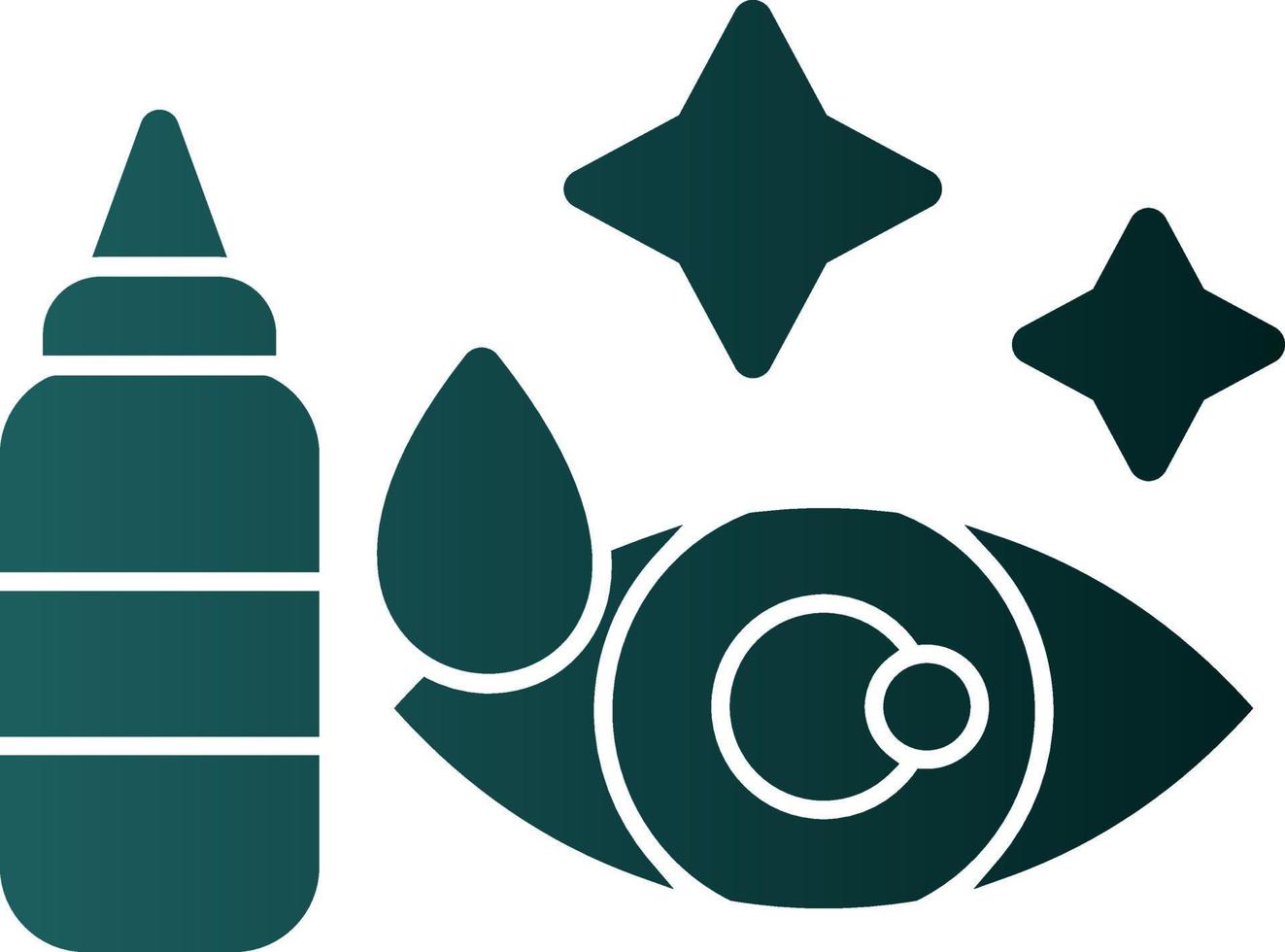 Artificial Tears Vector Icon Design