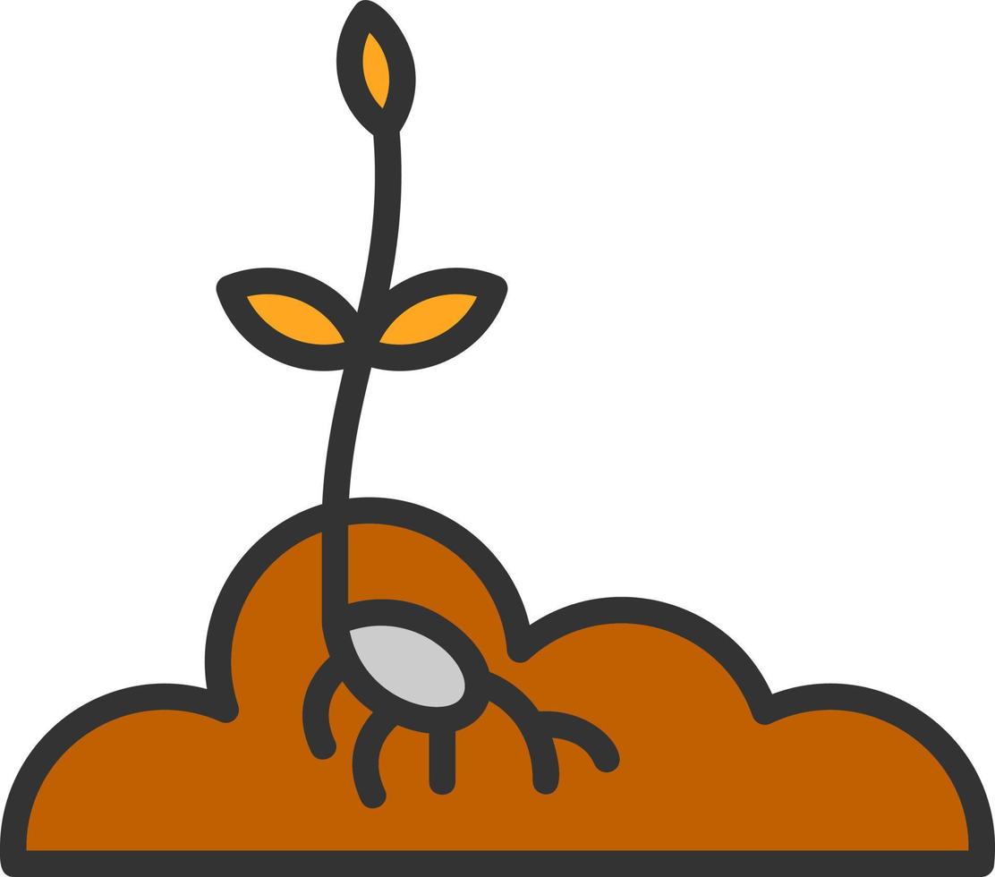 Seed Vector Icon Design