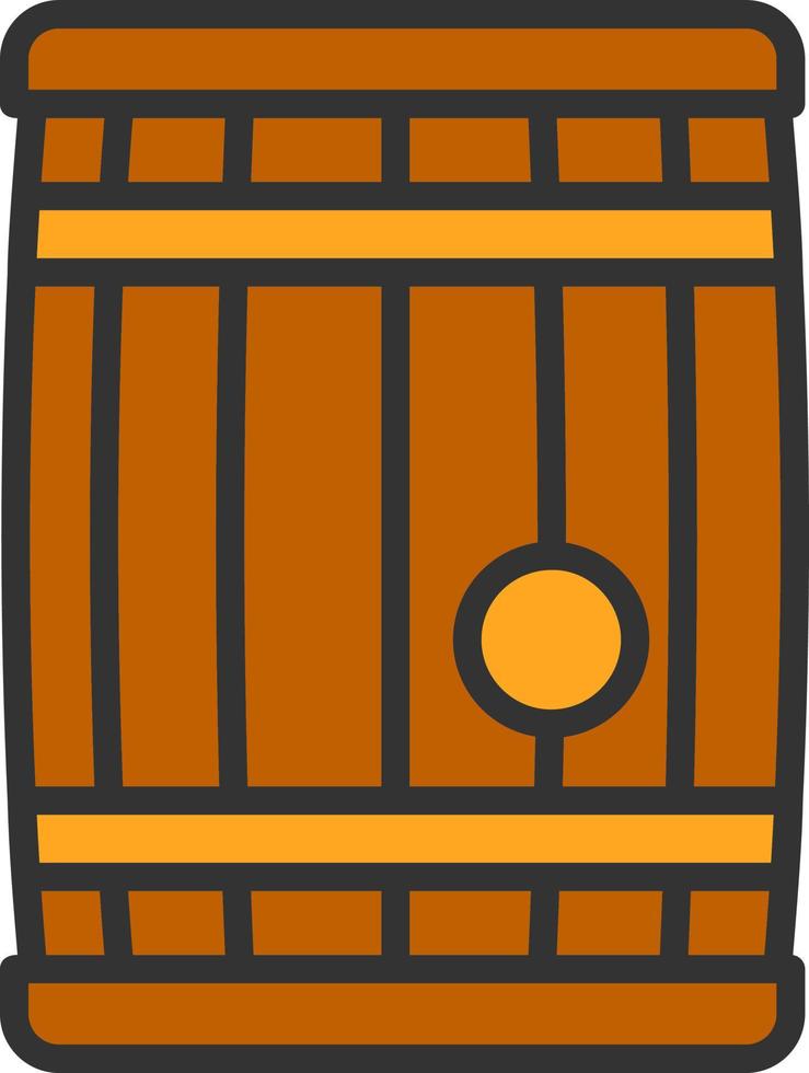 diseño de icono de vector de barril