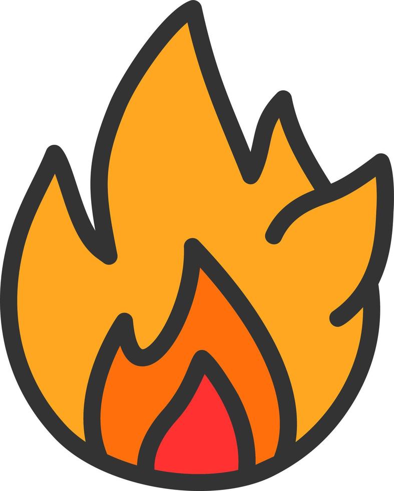 Fire Vector Icon Design