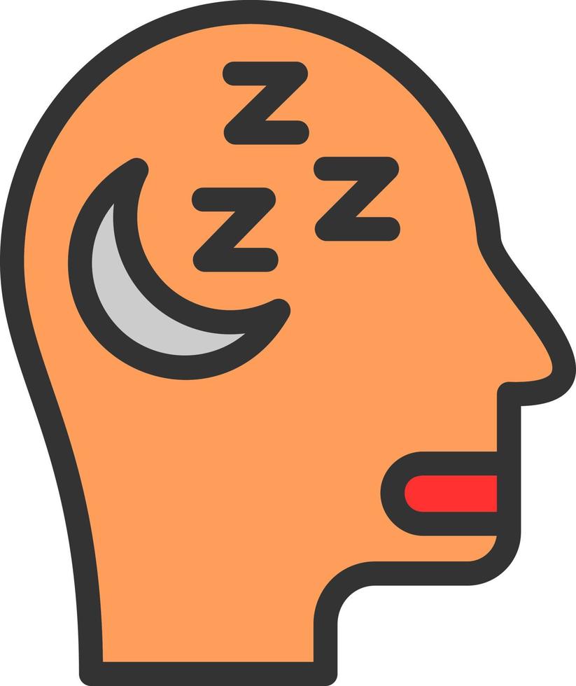 Narocolepsy Vector Icon Design