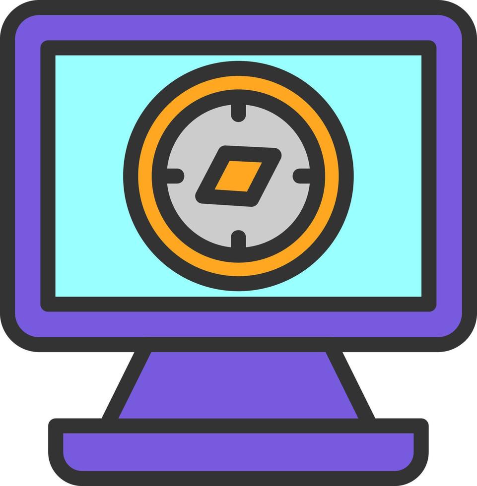 Navigation Vector Icon Design