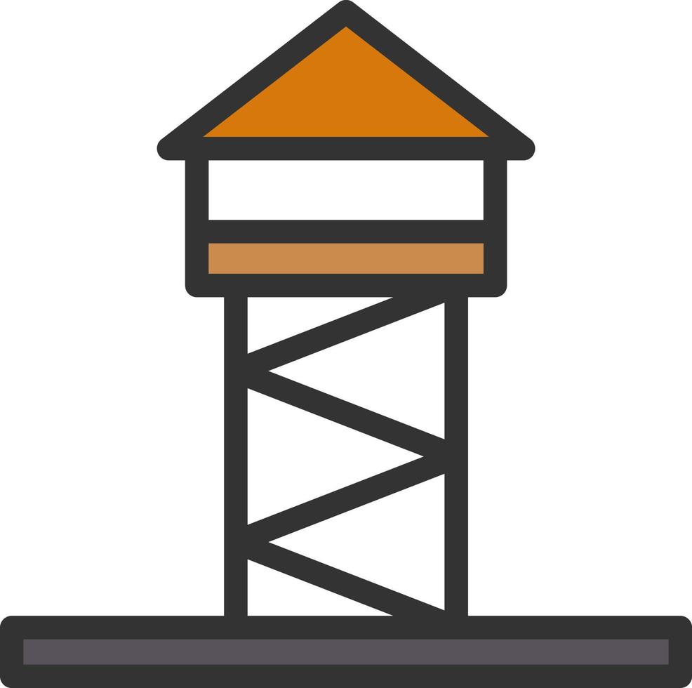 diseño de icono de vector de torre