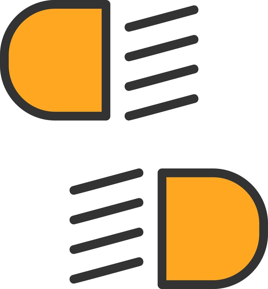 Headlight Vector Icon Design