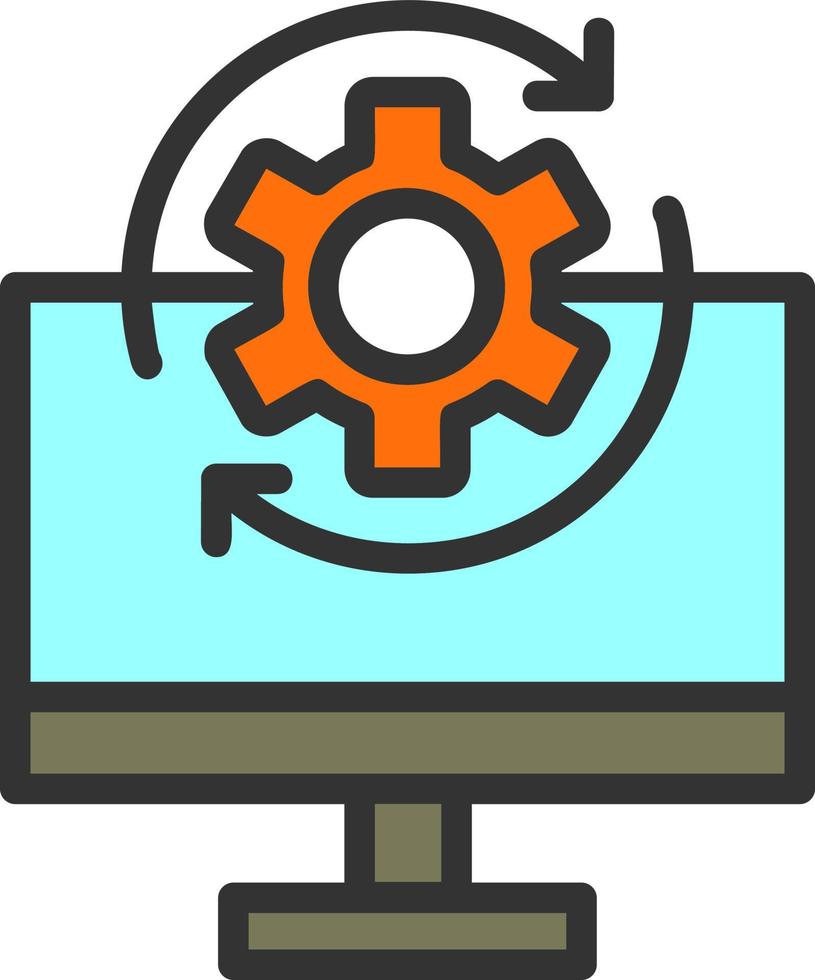 Operational SYstem Vector Icon Design