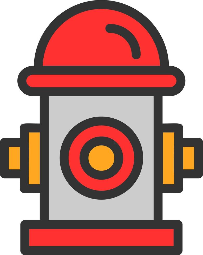 Hydrant Vector Icon Design