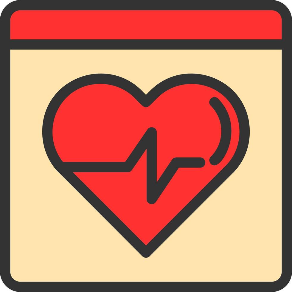 diseño de icono de vector de corazón