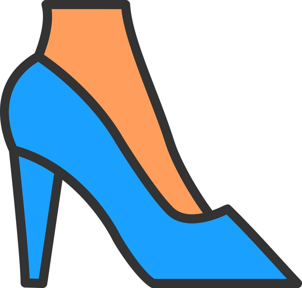 High Heels Vector Icon Design