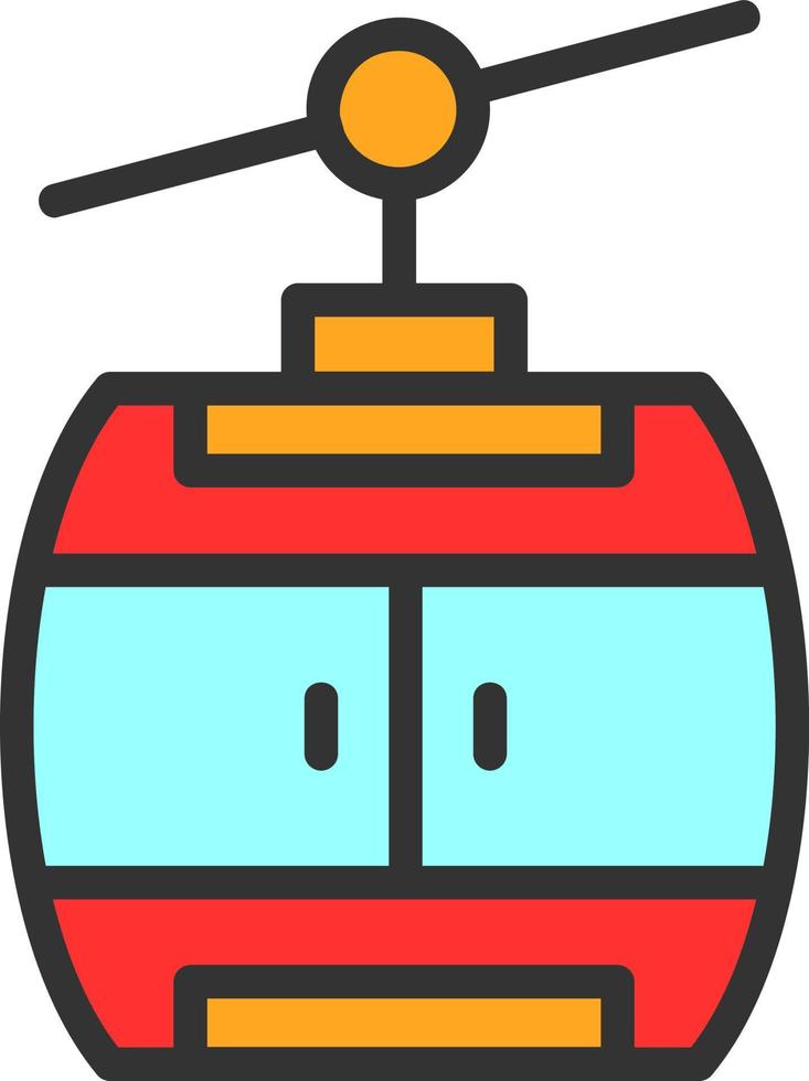 Gondola Vector Icon Design