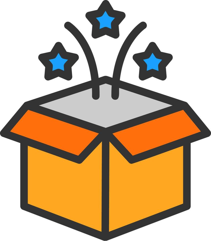 Magic Box Vector Icon Design