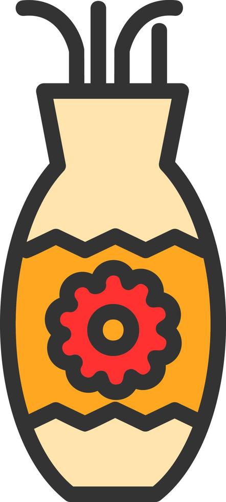 Vase Vector Icon Design