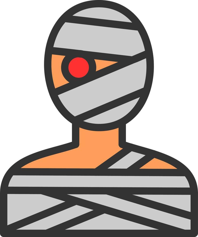 Mummy Vector Icon Design