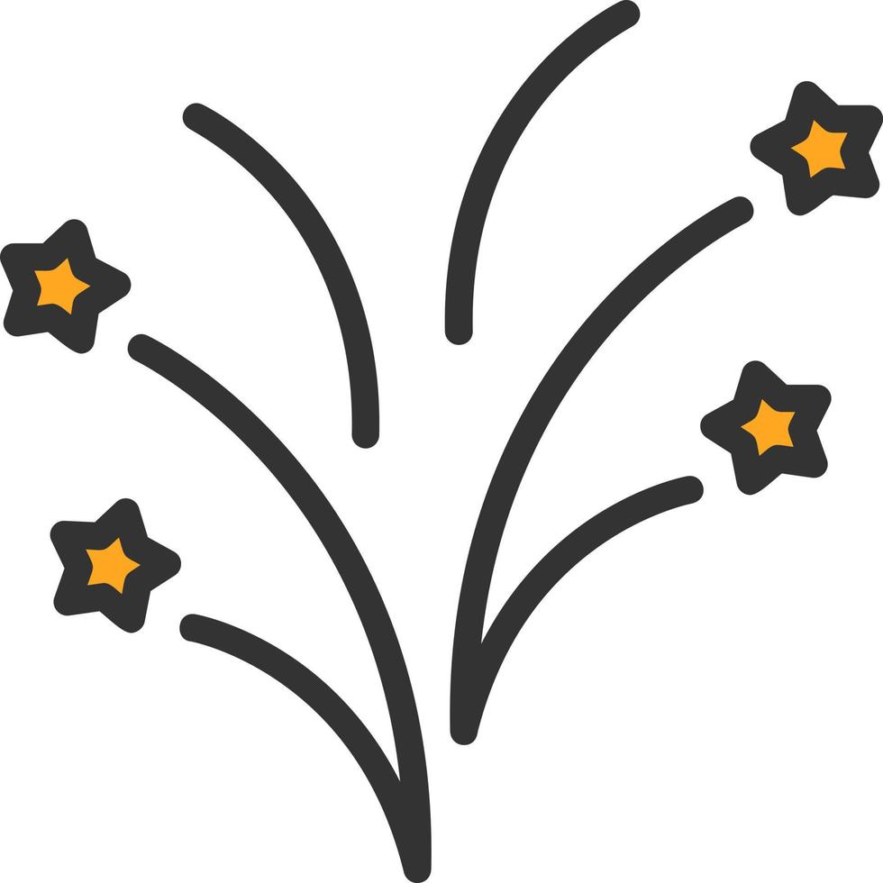 Fireworks Vector Icon Design