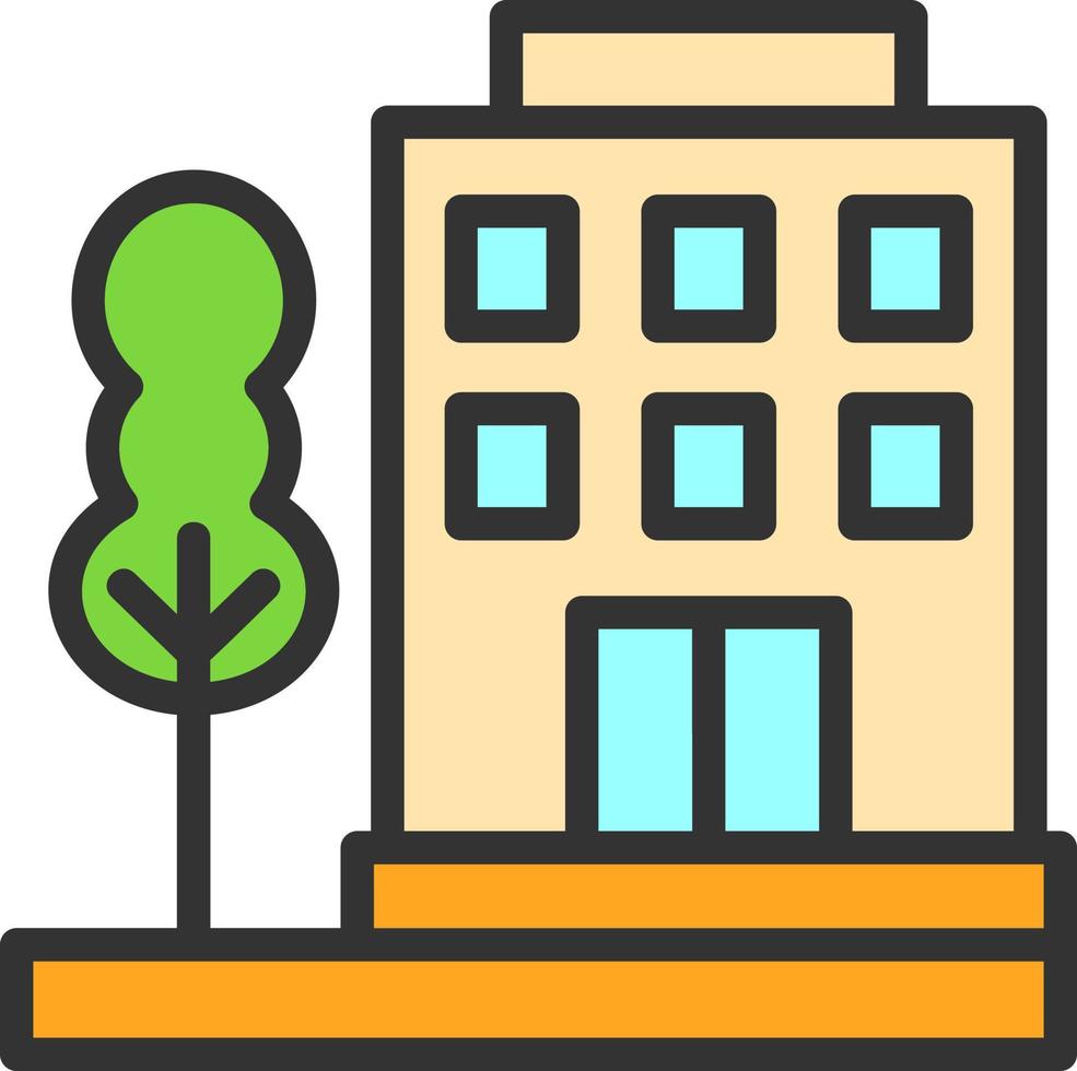 Building Vector Icon Design