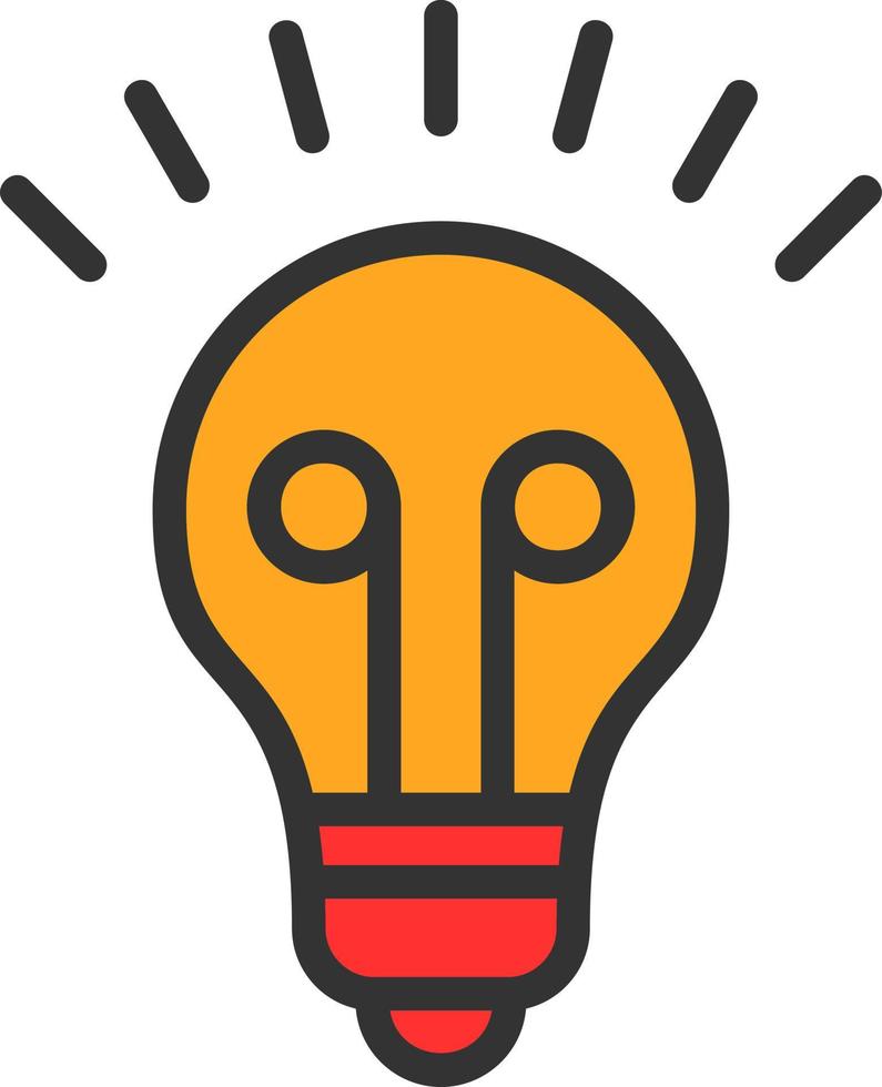 Light Bulb Vector Icon Design
