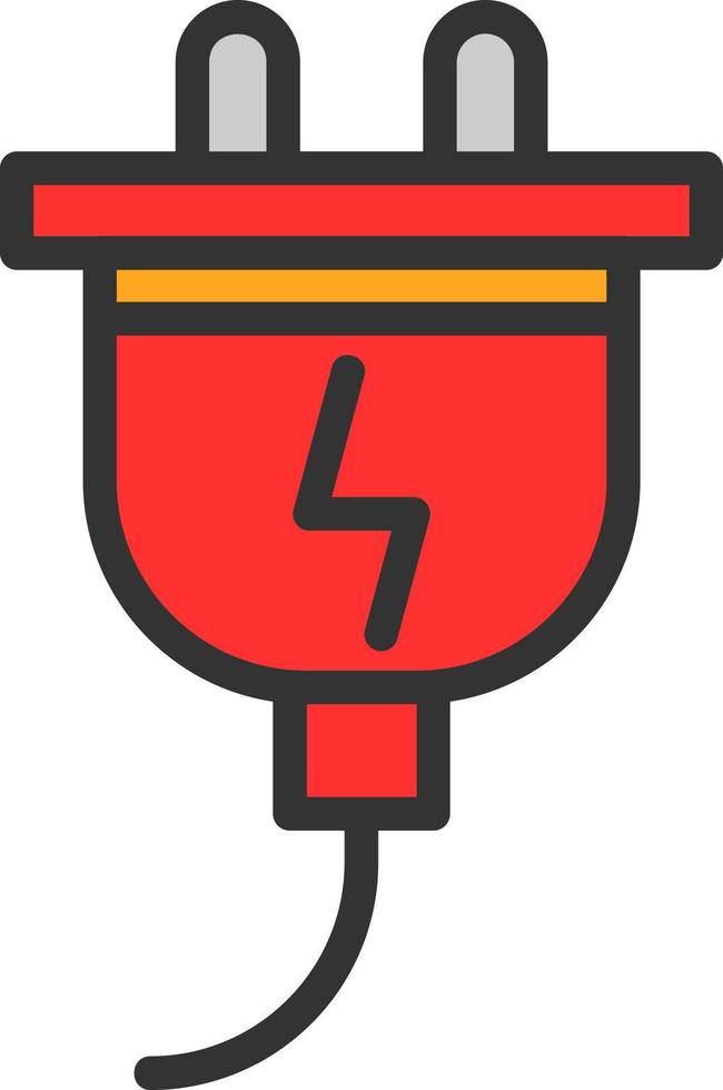 diseño de icono de vector de enchufe eléctrico