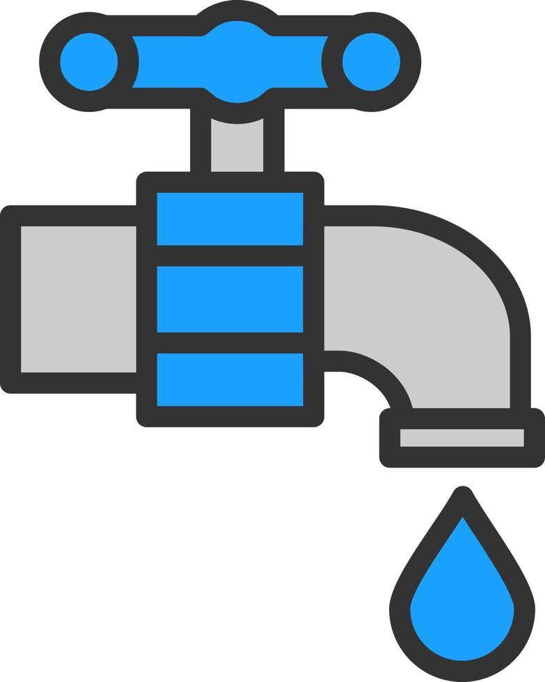 Faucet Vector Icon Design