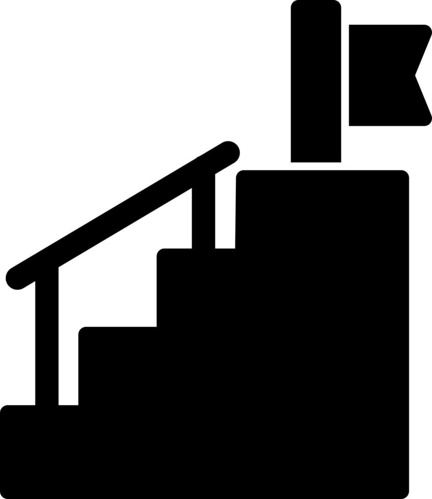 Stairs Vector Icon Design