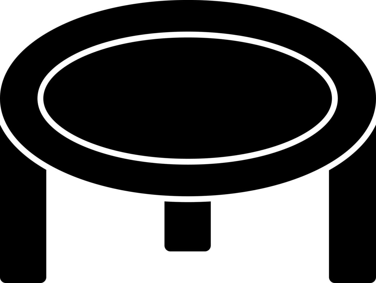 Trampoline Vector Icon Design