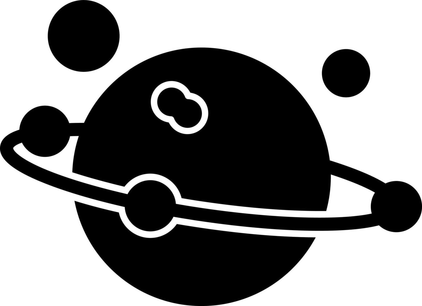 Solar System Vector Icon Design