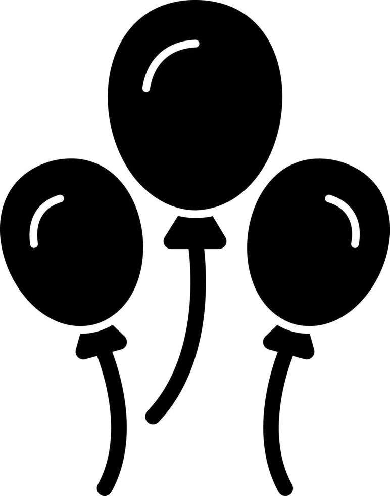 Balloons Vector Icon Design