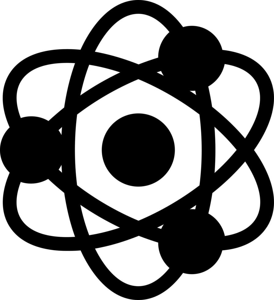 Atoms Vector Icon Design