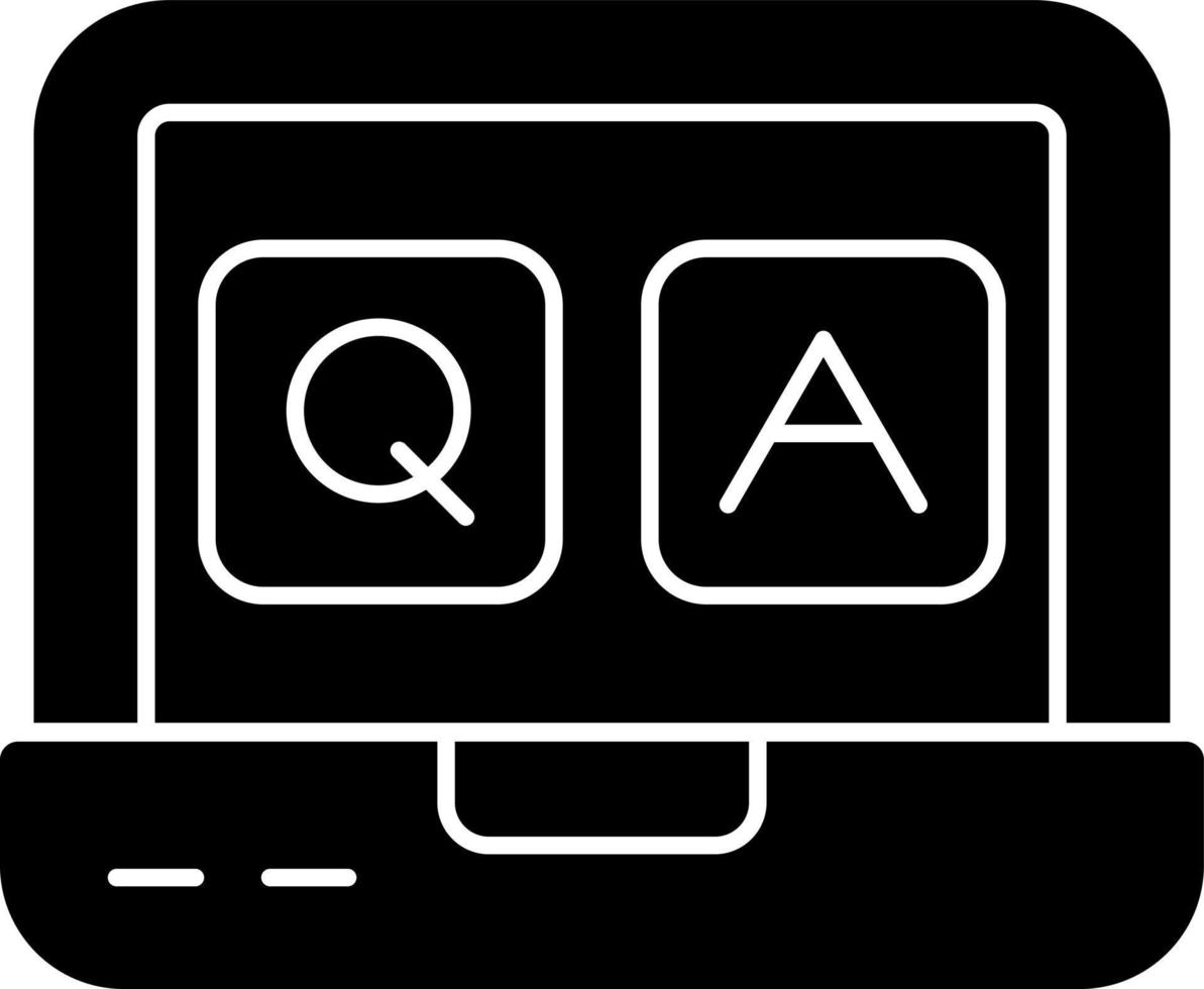 QA Vector Icon Design
