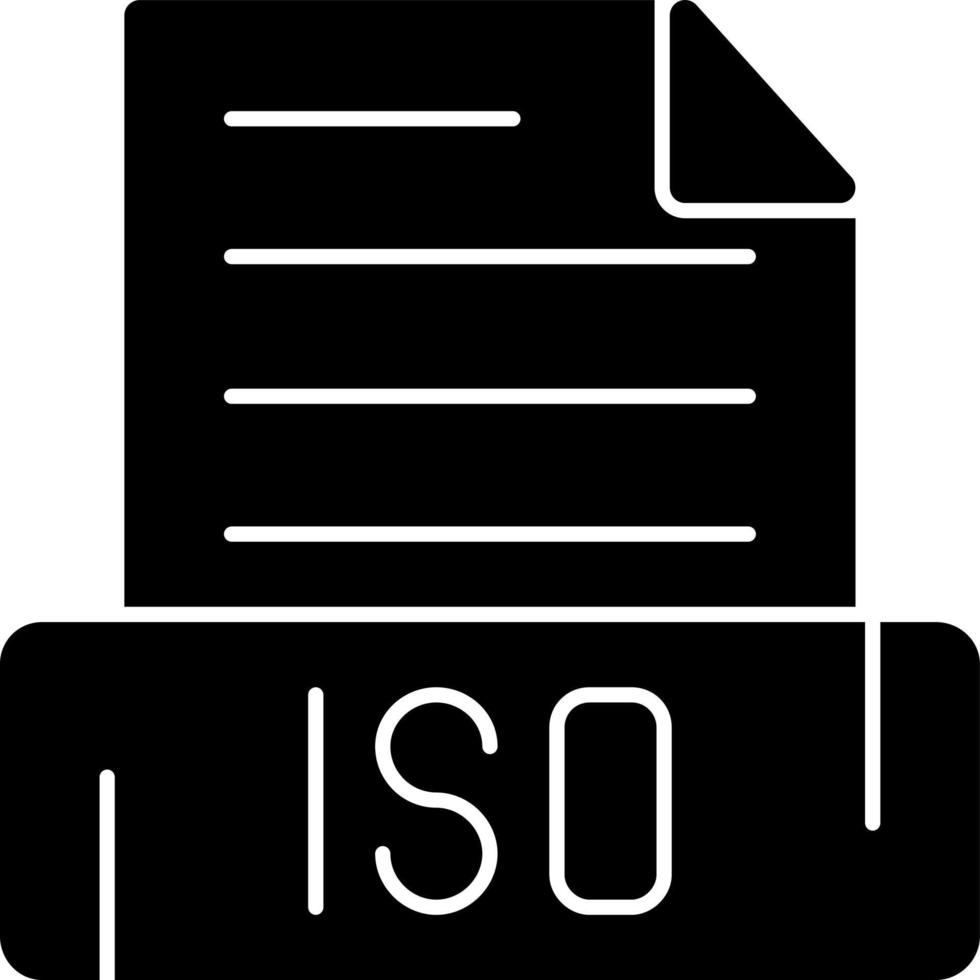 diseño de icono de vector iso