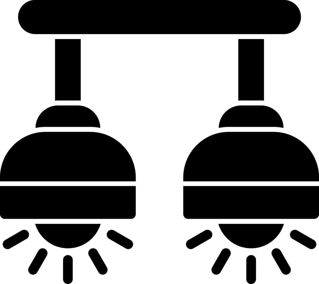 Ceiling Lamp Vector Icon Design