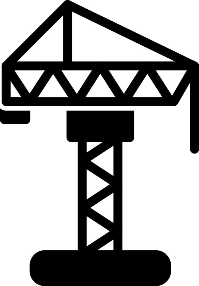 Crane Vector Icon Design