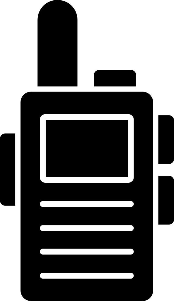 Walkie Talkie Vector Icon Design