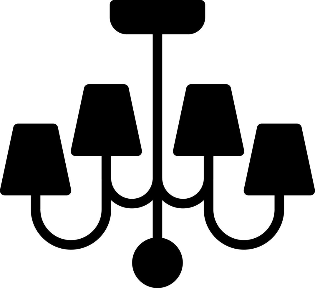 Chandelier Vector Icon Design