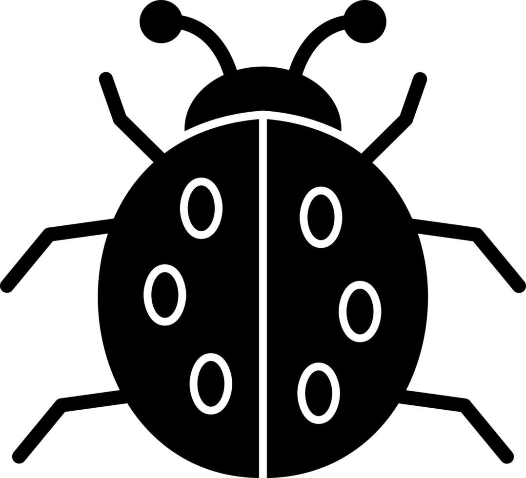 Ladybug Vector Icon Design