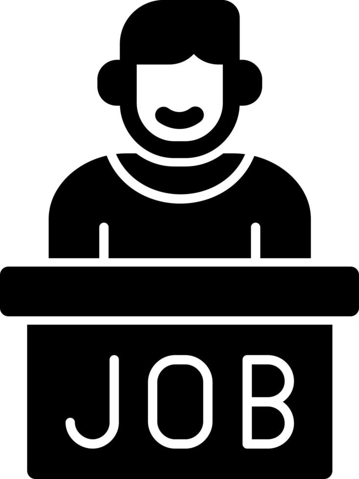 Job Vector Icon Design