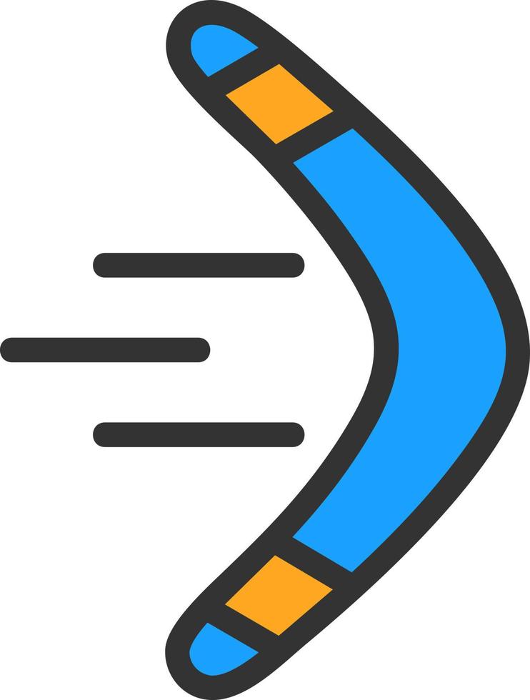 Boomerang Vector Icon Design